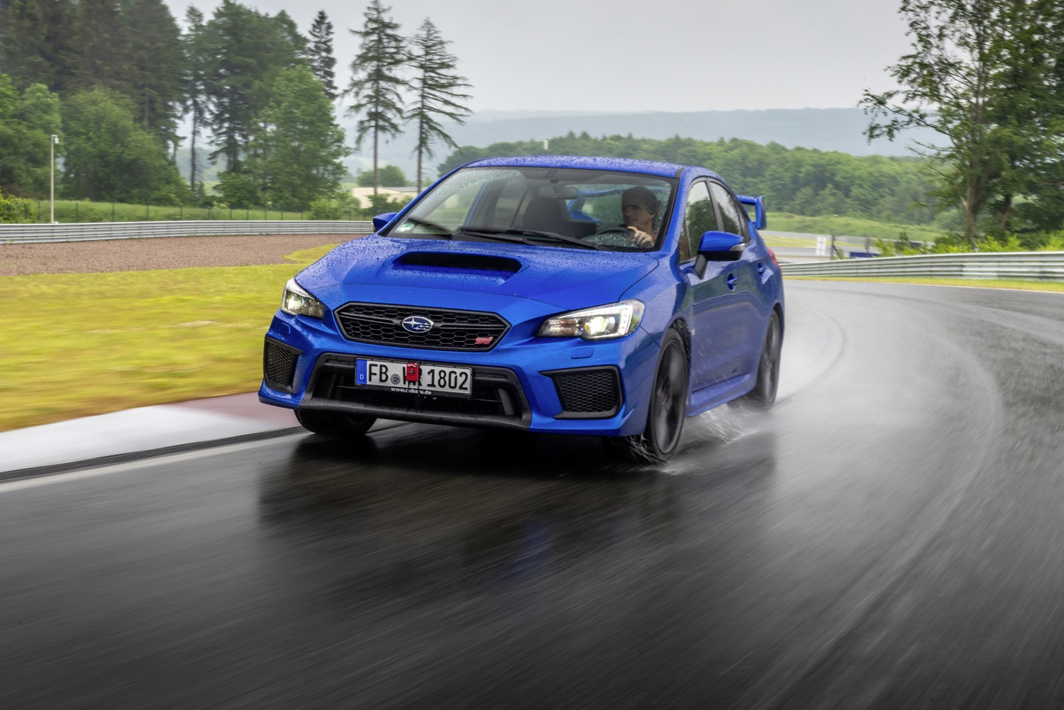 Sayonara Grosser Blauer Outlaw Subaru Wrx Sti Grip Das Motorevent